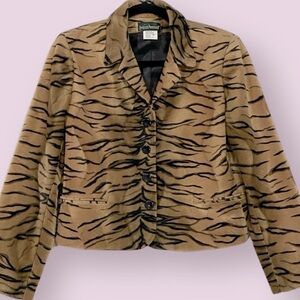 Harve Benard Faux Tiger Fur. Live on the wild side. NWOT 8P Made in Russia